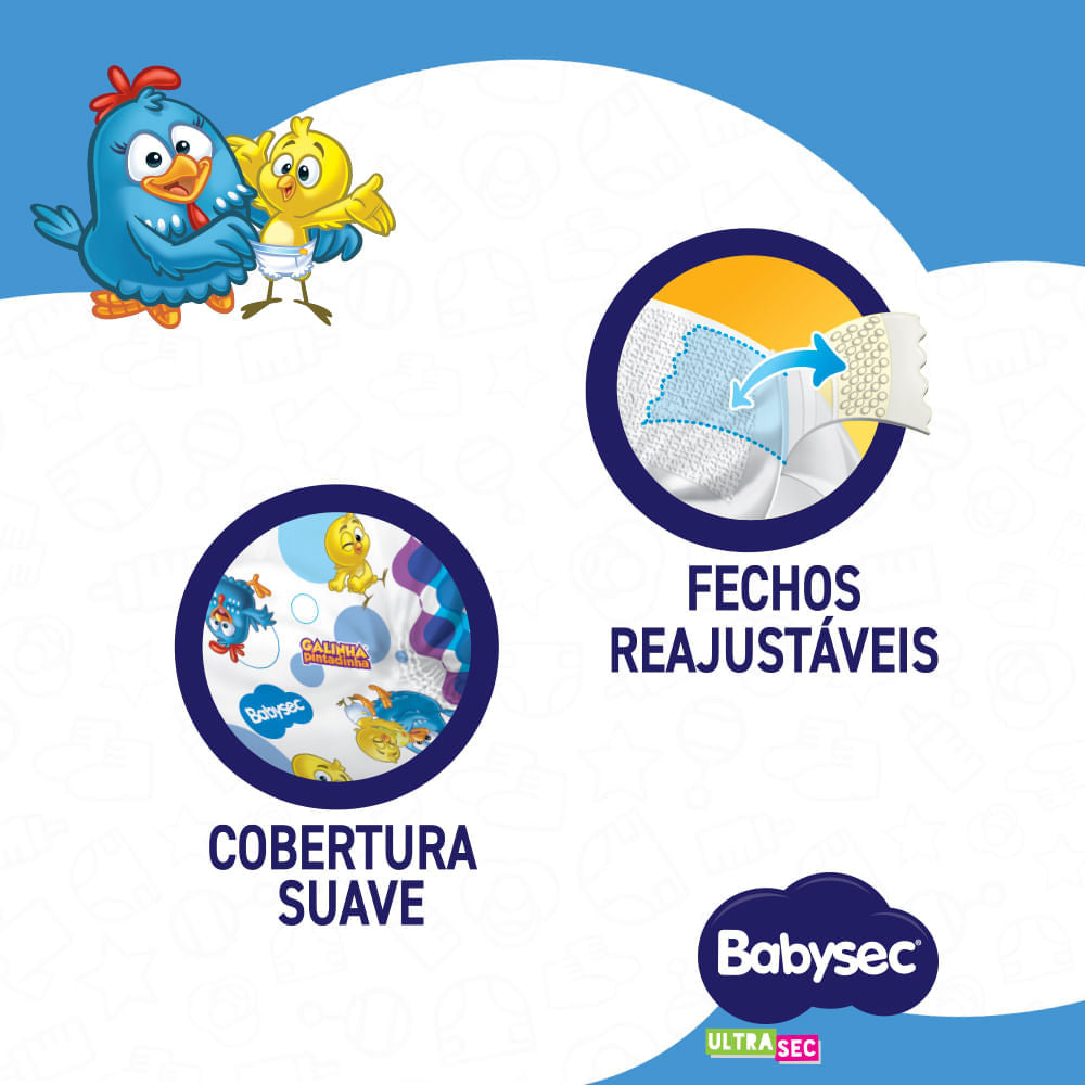 Fralda Babysec G 60 Unidades
