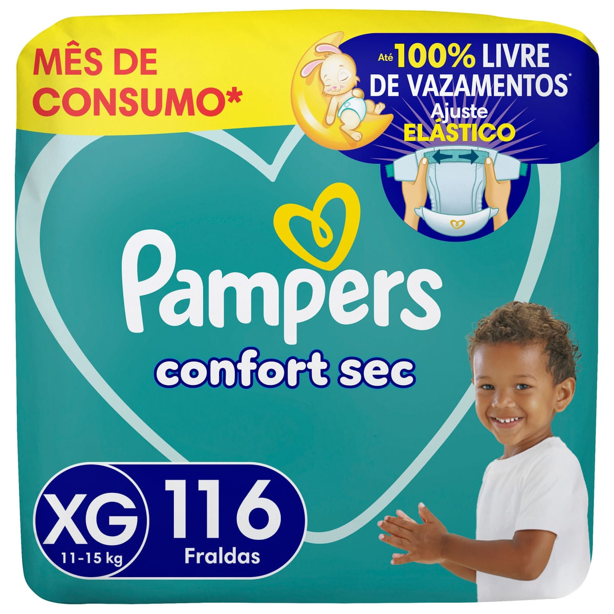 Fralda Pampers 116 Unidades