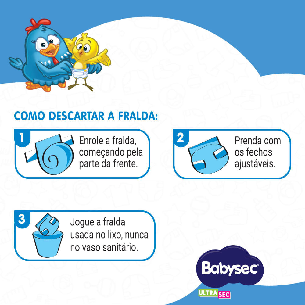 Fralda Babysec G 60 Unidades