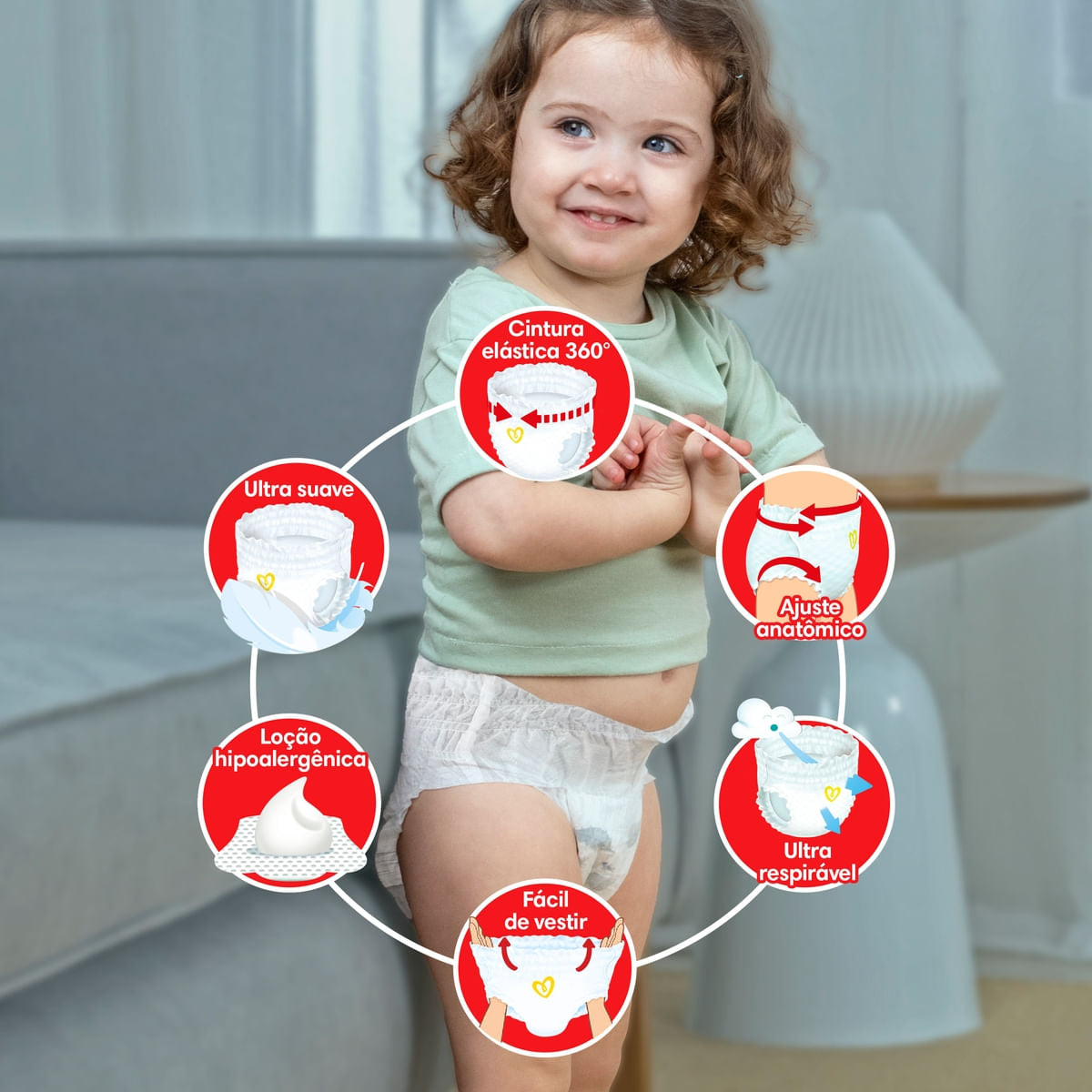 Fralda Pampers XXG 60 Unidades